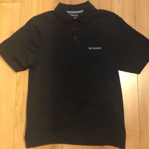 Men’s Columbia Black Polo, Small